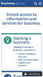 Mobile Screenshot of business.gov.au