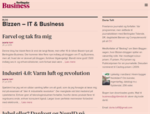 Tablet Screenshot of bizzen.blogs.business.dk