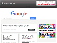Tablet Screenshot of business.co.in