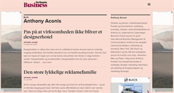 Desktop Screenshot of anthonyaconis.blogs.business.dk