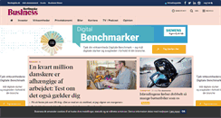 Desktop Screenshot of business.dk