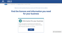 Desktop Screenshot of ablis.business.gov.au